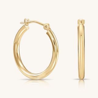 CLASSIC YELLOW GOLD HOOP