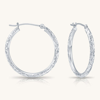 DIAMOND CUT HOOP