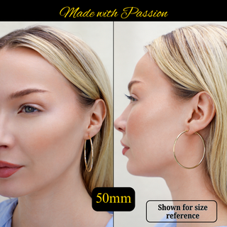 CLASSIC YELLOW GOLD HOOP