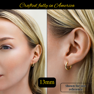 CLASSIC YELLOW GOLD HOOP