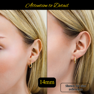 CLASSIC YELLOW GOLD HOOP