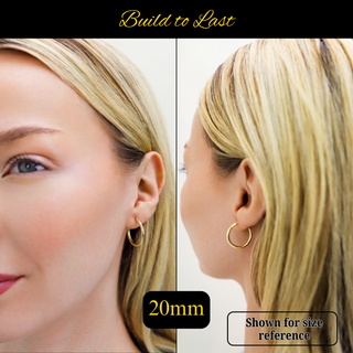 CLASSIC YELLOW GOLD HOOP