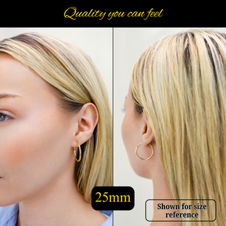 CLASSIC ROSE GOLD HOOP