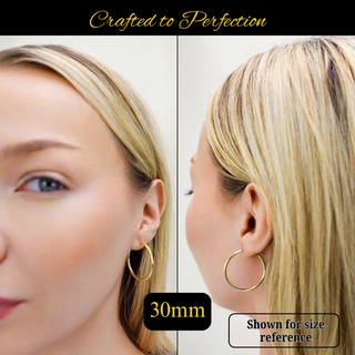 CLASSIC ROSE GOLD HOOP