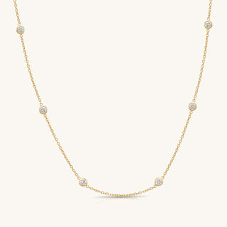 Gold Diamond By-the-Yard Necklace