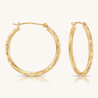 DIAMOND-CUT HOOP