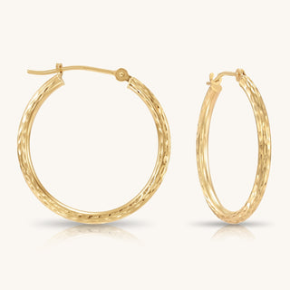 DIAMOND-CUT HOOP