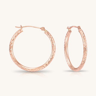 DIAMOND-CUT HOOP