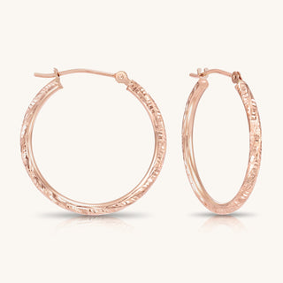 DIAMOND-CUT HOOP