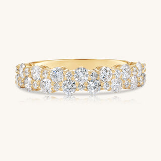 Gold Multi Stone Diamond Ring