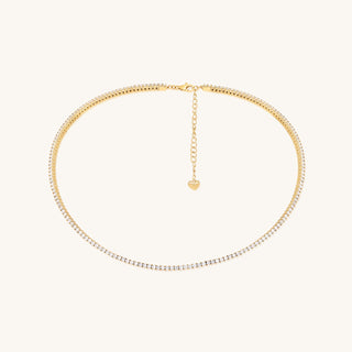 Yellow Gold Diamond Choker