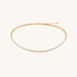Yellow Gold Diamond Choker
