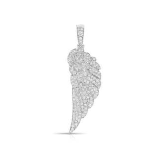 White Gold Wing Necklace