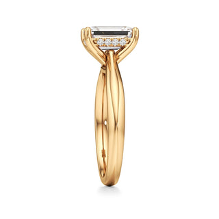 Acantha Elongated Cushion Cathedral Hidden Halo
