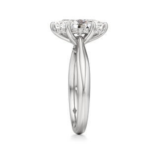Acantha Elongated Cushion Cathedral Hidden Halo