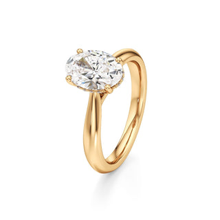 Acantha Elongated Cushion Cathedral Hidden Halo