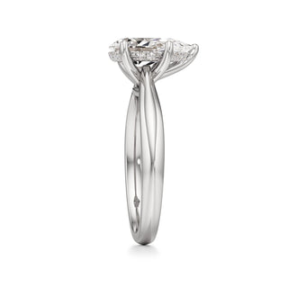 Acantha Elongated Cushion Cathedral Hidden Halo