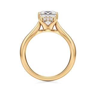 Acantha Elongated Cushion Cathedral Hidden Halo