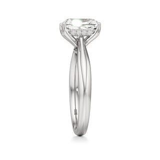 Acantha Elongated Cushion Cathedral Hidden Halo
