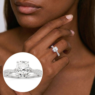 Adelina Round Twisted Diamond Band