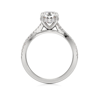 Adelina Round Twisted Diamond Band