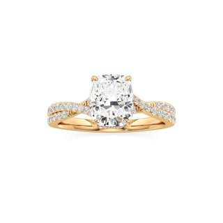 Adelina Round Twisted Diamond Band