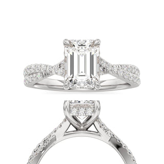 Adelina Round Twisted Diamond Band
