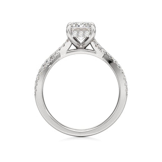 Adelina Round Twisted Diamond Band