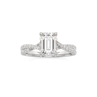 Adelina Round Twisted Diamond Band