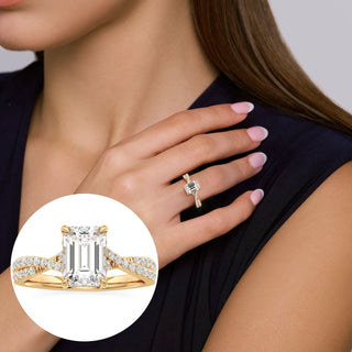 Adelina Round Twisted Diamond Band