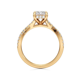 Adelina Round Twisted Diamond Band