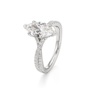 Adelina Round Twisted Diamond Band
