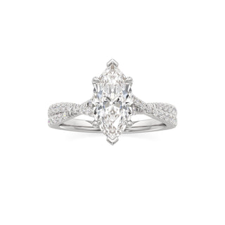 Adelina Round Twisted Diamond Band