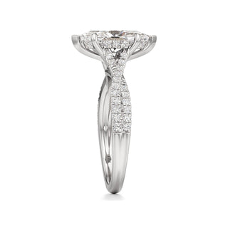 Adelina Round Twisted Diamond Band