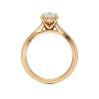 Adelina Round Twisted Diamond Band