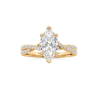 Adelina Round Twisted Diamond Band
