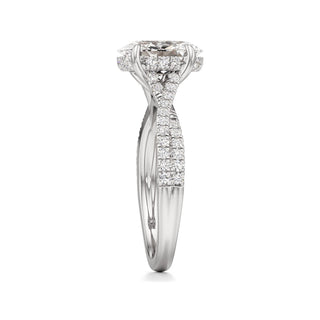 Adelina Round Twisted Diamond Band