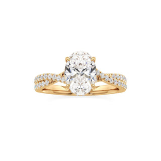 Adelina Round Twisted Diamond Band
