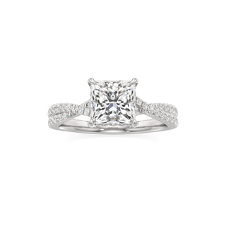Adelina Round Twisted Diamond Band