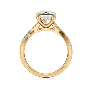 Adelina Round Twisted Diamond Band