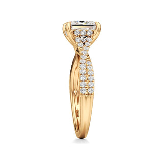 Adelina Round Twisted Diamond Band