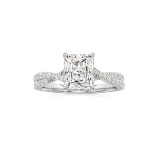 Adelina Round Twisted Diamond Band