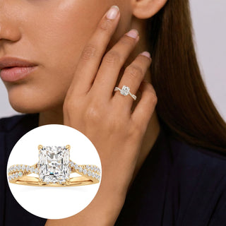 Adelina Round Twisted Diamond Band