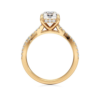 Adelina Round Twisted Diamond Band