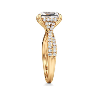 Adelina Round Twisted Diamond Band