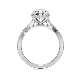 Adelina Round Twisted Diamond Band
