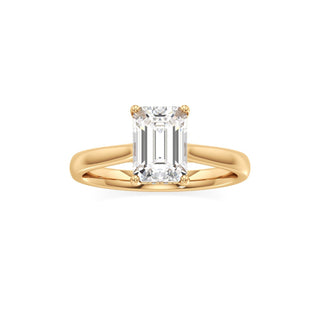 Aeloria Elongated Cushion Cathedral with Diamond Bridge