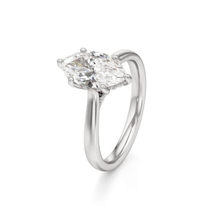 Aeloria Elongated Cushion Cathedral with Diamond Bridge