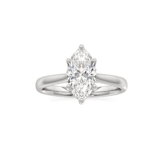 Aeloria Elongated Cushion Cathedral with Diamond Bridge