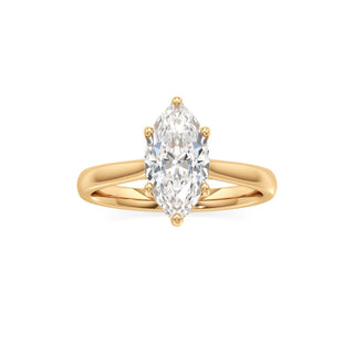 Aeloria Elongated Cushion Cathedral with Diamond Bridge